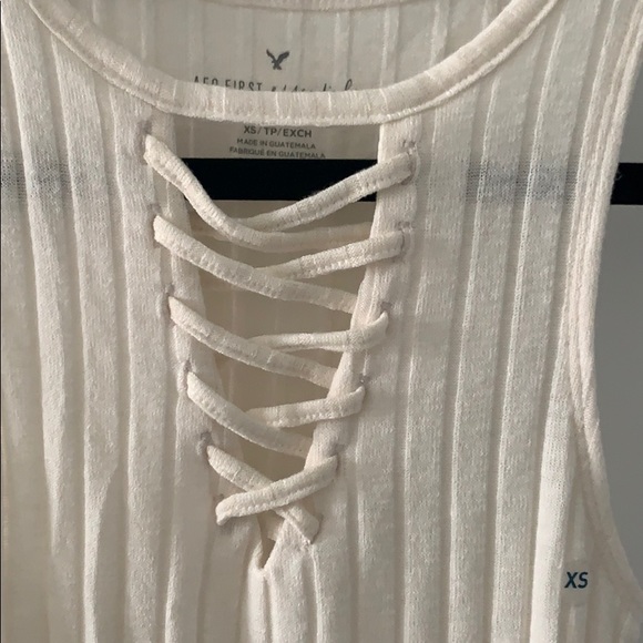 American eagle cross crop top (ribbed) - Picture 3 of 4